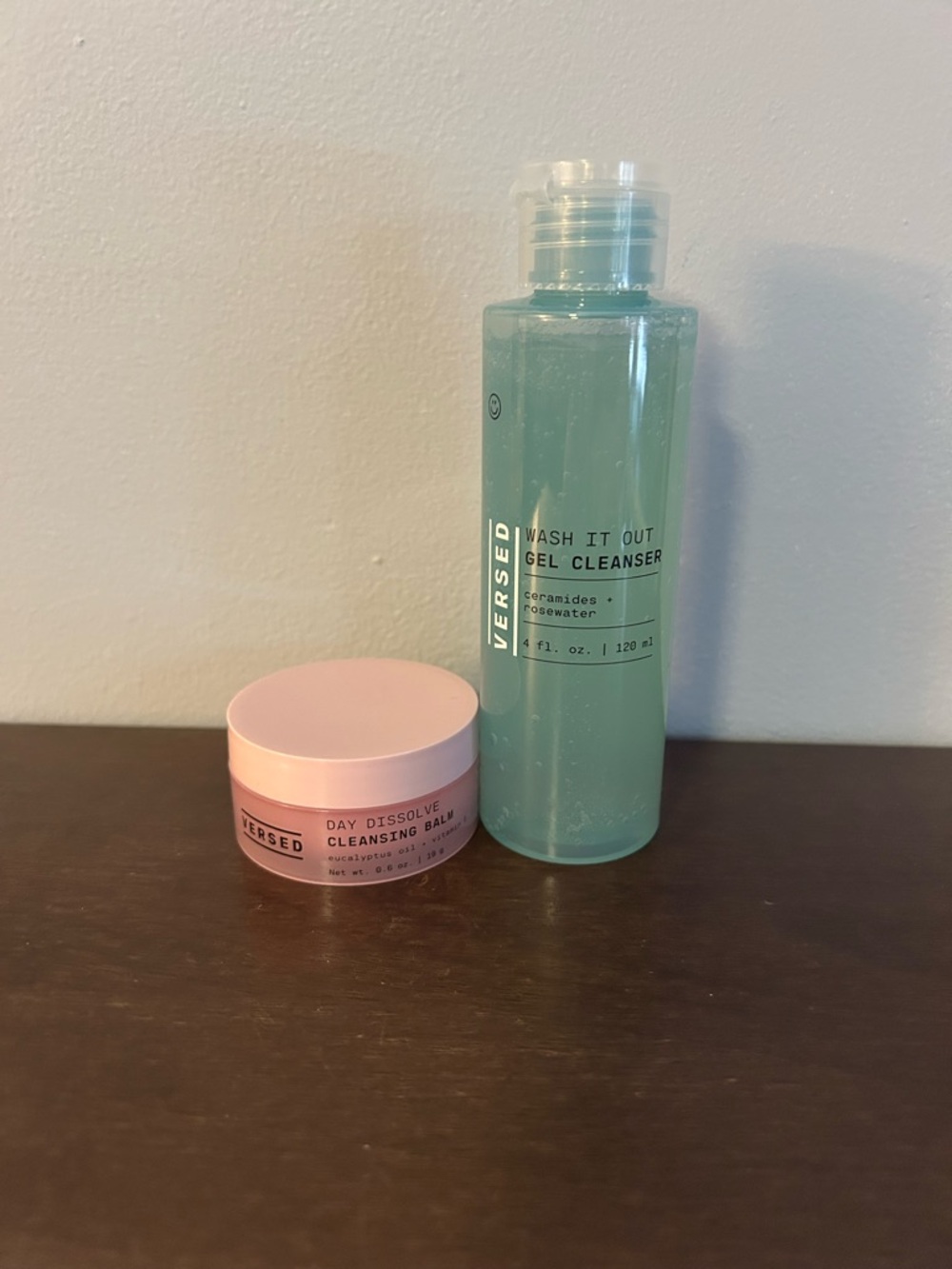 Versed Cleansing Balm & Gel Cleanser